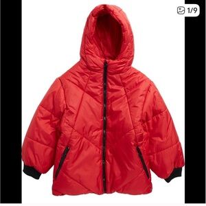 NWT!! GIRLS URBAN REPUBLIC RED PUFFER JACKET